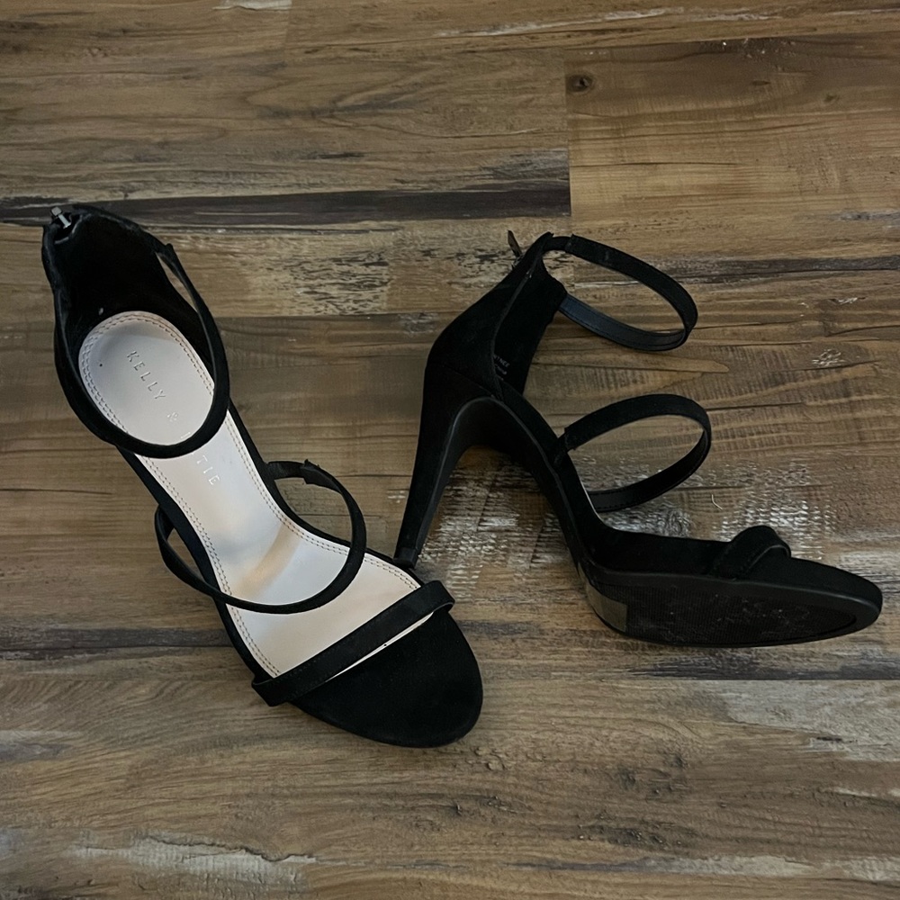 Kelly & Katie heels black